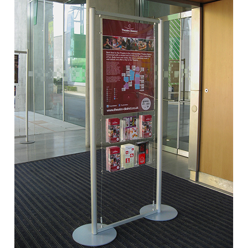 Milton Keynes Theatre poster and brochure stand